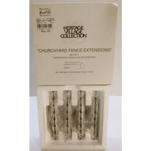 Dept 56 Dickens Village - Churchyard Fence Extensions - Christmas village